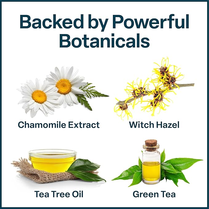 Pore Refining Toner Pads with Salicylic Acid and Niacinamide in a Witch Hazel Solution - With Vitamins B5, C & E, Chamomile & Green Tea - Helps Reduce the Look of Enlarged Pores