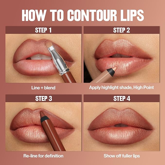 Revlon ColorStay Multi-Liner, Creamy Formula, Multiuse For Lips, Eyes & Face, Stocking Stuffer for Women, 012 High Point