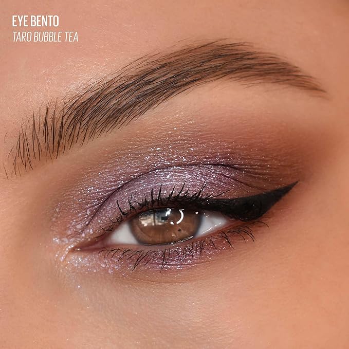 Kaja Beauty Bento Collection | Glitter + Shimmer + Matte | 20 Taro Bubble Tea - Mute Lavender | 2019 Best of Beauty Award in Glitter