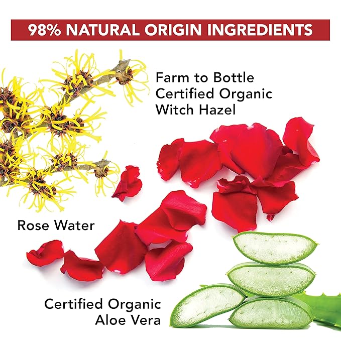 THAYERS AlcoholFree Witch Hazel Facial Toner with Aloe Vera Formula, Clear, Rose Petal, 3 Fl Oz (Pack of 2)