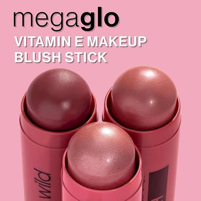 wet n wild MegaGlo Makeup Stick, Buildable Color, Versatile Use, Cruelty-Free & Vegan - Peach Bums