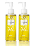 DHC Deep Cleansing Oil Medium 2 pack, Facial Cleansing Oil, Makeup Remover, Cleanses without Clogging Pores, Residue-Free, Fragrance and Colorant Free, All Skin Types, 4.1 fl. oz.