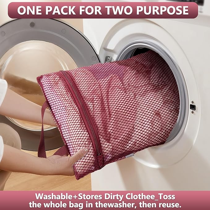 8 Set Packing Cubes for Travel, Anti-Tearing Suitcase Organizer for Luggage with Shoe & Hanging Toiletry Bag,Gifts for Women Mom,OlarHike Vacation Essentials & Accessories for Cruise Ship,Wine