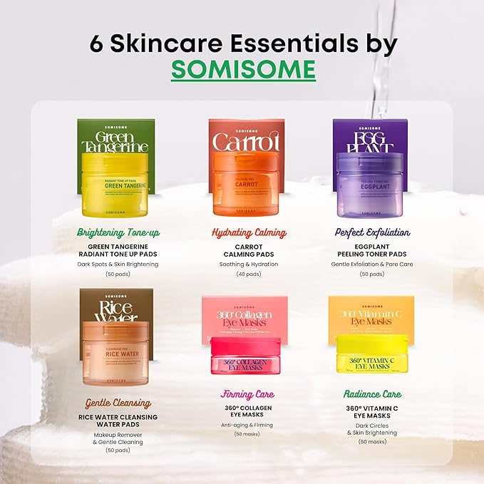 Green Tangerine Radiant Tone Up Pads – Korean Toner Pads with Niacinamide, Centella Asiatica & Vitamin C, Dark Spot Corrector, Tone-Up & Hydrating Face Toner 50 Pad