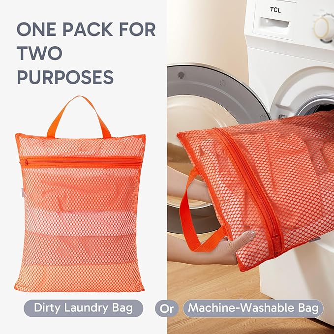 ALL INCLUDED 10 Set Durable Packing Cubes for Suitcases,OlarHike Essentials for Travel,UPGRADED Anti-Tear Stitching, NEW Improved Luggage Packing Organizers for Travel Accessories,Orange