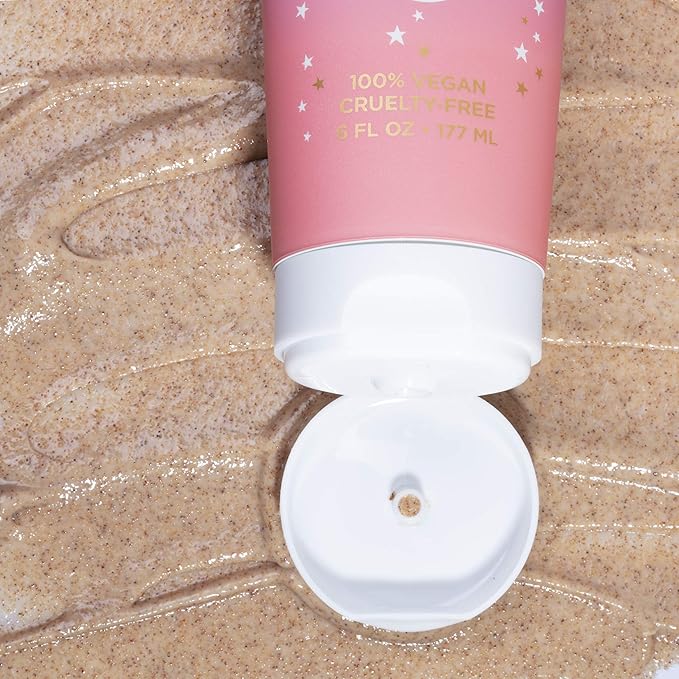 Pacifica Lavender Moon Body Scrub, Gently Exfoliates & Polishes Dead Skin, For All Skin Types, Ven & Cruelty-Free, 6 Fl Oz