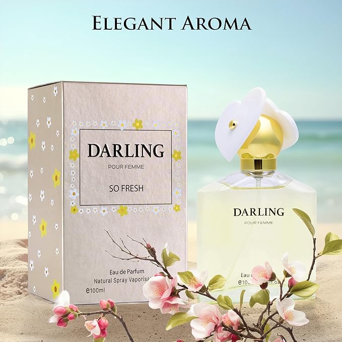 URBAN COLLECTION Darling So Fresh for Women Eau De Parfum – Fruity & Floral Fragrance – Grapefruit, Sweet Raspberry – Jasmine, Rose – Free of Paraben, Vegan & Cruelty-Free – 100ml Bottle