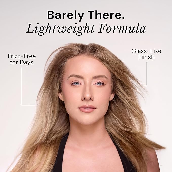 L'ANGE HAIR Glass Hair Thermal Blowout Primer | Heat Protectant Spray for Frizz Control & Shine | Blow Dry Support Styling Mist | For All Hair Types | 5 fl oz