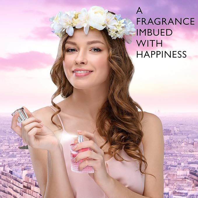 La Vida Bella Roses for Women Eau De Parfum - Floral Amber Fragrance that Combines Top Notes of Raspberry, Pink Pepper & Bergamot - Sugary Rush & Citrusy - Spicy & Rich Aromatic Scent 100ml Bottle