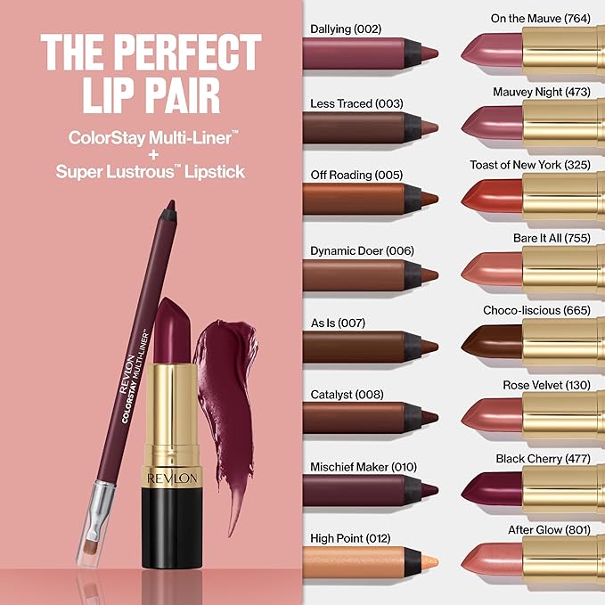 Revlon ColorStay Multi-Liner, Creamy Formula, Multiuse For Lips, Eyes & Face, Stocking Stuffer for Women, 005 Off Roading