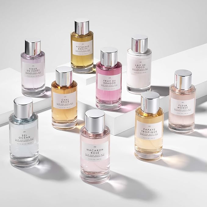 Le Monde Gourmand Figue du Forêt Hair & Body Perfume Mist - 3.4oz (100ml) - Fig, White Tea and Sweet Almond Milk Fragrance Notes