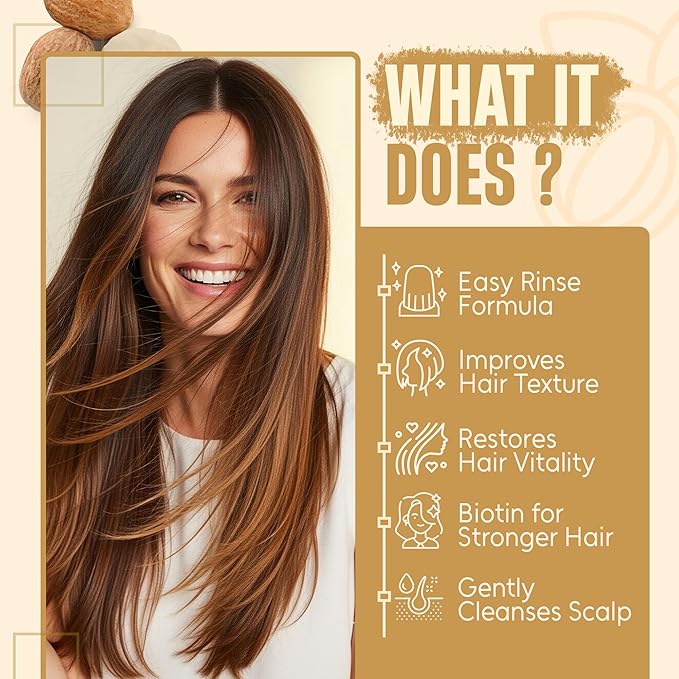 Shea Butter Shampoo & Conditioner Set | 16 fl oz Each | with Batana Oil & Argan Oil | Moisturizing, Strengthening & Frizz Control Formula | Supports Hair Growth & Adds Thickness