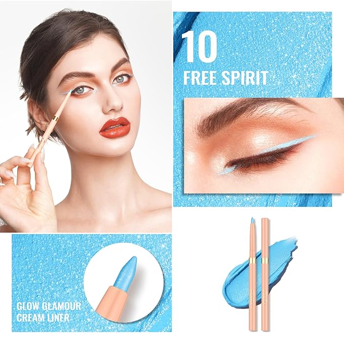 Oulac Waterproof Lipliner Pencil Set - Smooth and Creamy, Retractable Lip Makeup for Precision Application, Vegan & Cruelty-Free, LL06+LL08+10