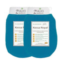 Original Kessa Exfoliating Glove -Value Pack (2 pcs) - Teal Blue