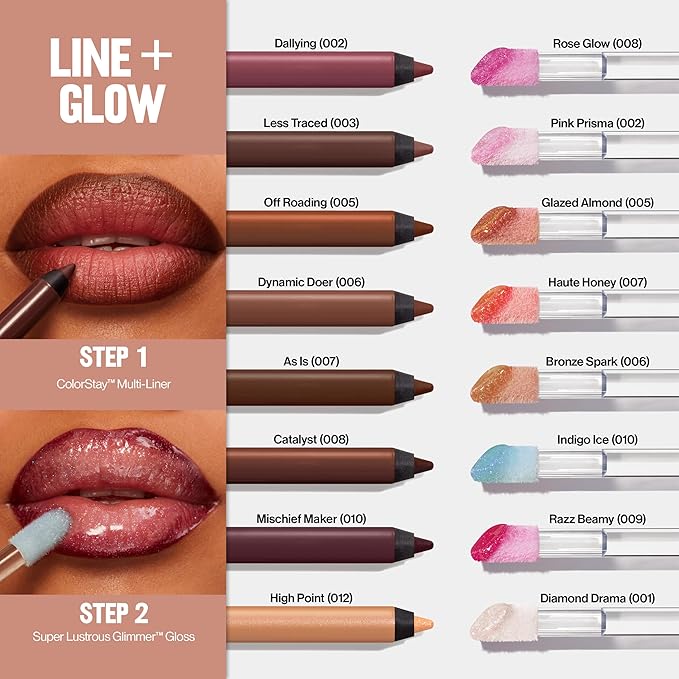 Revlon ColorStay Multi-Liner, Creamy Formula, Multiuse For Lips, Eyes & Face, Stocking Stuffer for Women, 008 Catalyst