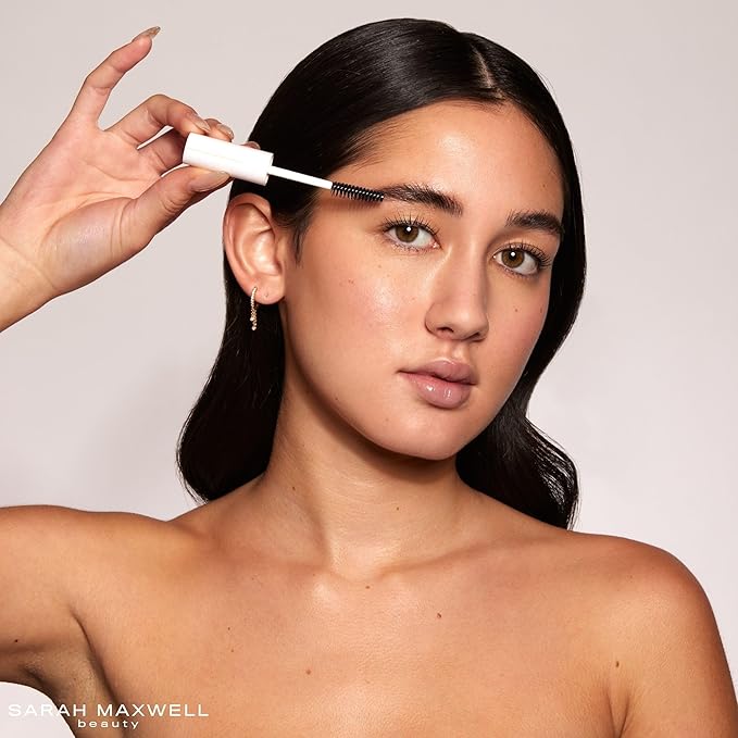 Sarah Maxwell Beauty - LAYER Keratin Conditioning Treatment, Eyelash & Brow Serum, Cruelty-Free – Hydrating Clear Mascara & Brow Gel, Clean Beauty Lash Treatments (0.17 fl oz | 5 mL)