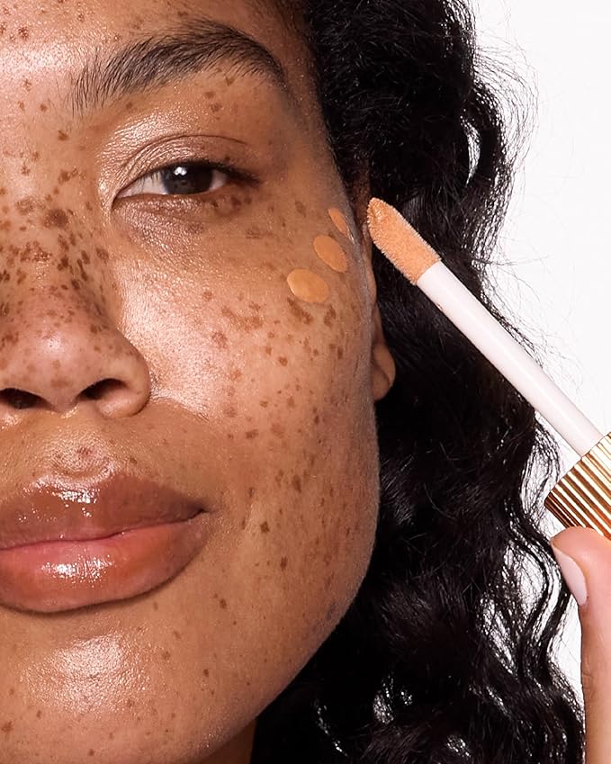 MCoBeauty - Flawless Glow Luminous Skin Filter - 6 Medium Dark Shade - 4-in-1 Multi-Use Formula that Contains Squalane - Includes Doe Foot Applicator - Liquid Illuminator