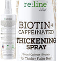 Biotin Hair Thickening Spray for Volume and Growth - NATURAL Volumizer with CAFFEINE for Thicker, Fuller Hair in Seconds