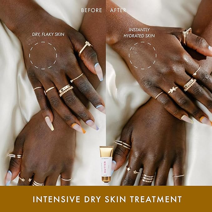 54 Thrones African Beauty Shea Butter, Intensive Dry Skin Support, Moisturizing Body Butter for Women, Moisturizing Body Balm and Cream, Locks in Moisture, Kenyan Hibiscus + Moroccan Rose, 1.7 oz