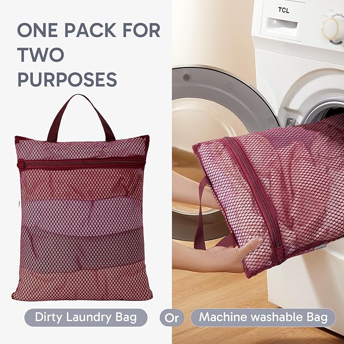 ALL INCLUDED 10 Set Durable Packing Cubes for Suitcases,OlarHike Essentials for Travel,UPGRADED Anti-Tear Stitching, NEW Improved Luggage Packing Organizers for Travel Accessories (Wine)