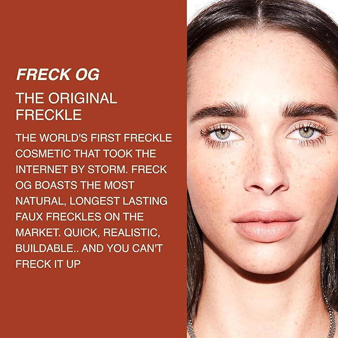 Freck Beauty, The Original Freckle Pen, NOIR – Natural-Looking, Buildable and Long-Lasting Faux Freckles with Clean, Vegan Formula, All Skin Tones, NOIR - (Medium/Dark)