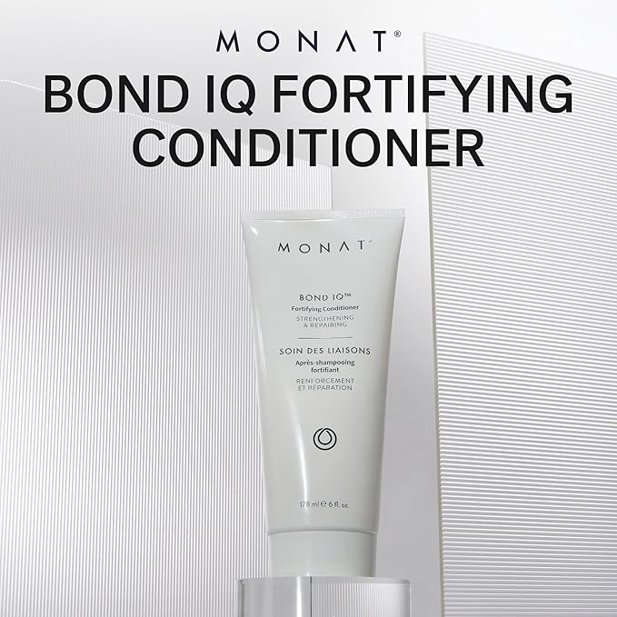 MONAT BOND IQ™ Fortifying Conditioner – Strengthening & Repairing Formula for Softer, Smoother Hair - Restores Resilience, Reduces Breakage, Boosts Shine & Manageability – 178 ml / 6 fl oz