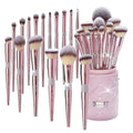 Bueart Design 16Pcs Makeup Brushes Set with Elegant Design Holder Case,Premium Ultra Soft Professional Make up Brushes for Foundation,Blush,Powder,Highlighter,Contour,Eyeshadow