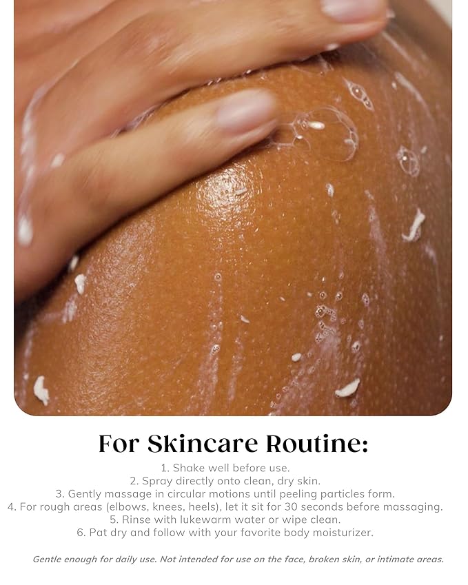 KAPLAN MD Diamond Contour Insta-Glow Gommage Body Peel – Body Exfoliator & Skin Peel with Glycolic Acid, Pineapple Ceramides & Crushed Diamonds - Exfoliating for Smooth, Radiant Skin, 10.14 fl oz