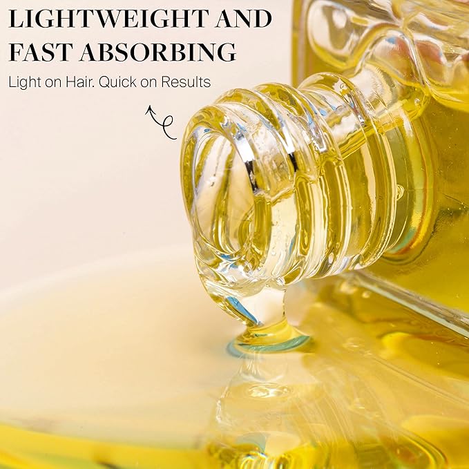 Voir Haircare Luxury Hair Oil - Deep Hydration for Dry, Damaged Hair - Smooths Frizz, Adds Shine & Locks in Moisture - Lightweight with Rosehip, Sunflower & Jojoba Oils, Mood-Enhancing Scent (2 Fl Oz)