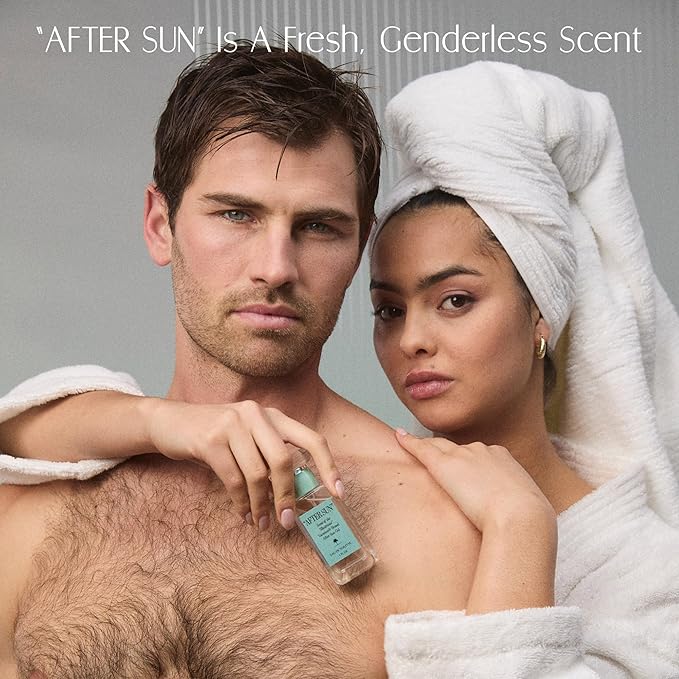 VACATION AFTER SUN Eau de Toilette Sunscreen, Blends Notes of Classic Aloe Vera Gels, Fresh Tropical Perfume, Unisex Scent of Summer Nights, Travel Size, 1 Fl. Oz.