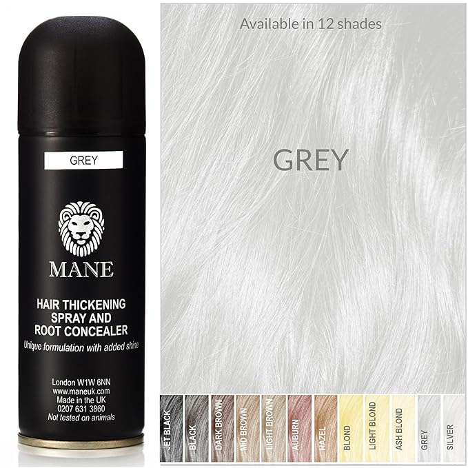 Mane Hair Thickening Spray Duo Pack 6.76 fl oz (Grey)
