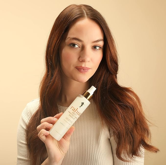 Rahua Heat Protectant Shield Spray, Vegan Lightweight Heat Protection for All Hair Types, Thermal Styling Primer, Morete & Hibiscus, Shea & Quinoa, Tropical Guava & Coconut Scent, 6.5 Fl Oz