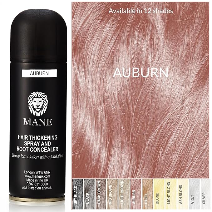 Mane Hair Thickening Spray Duo Pack 6.76 fl oz (Auburn)