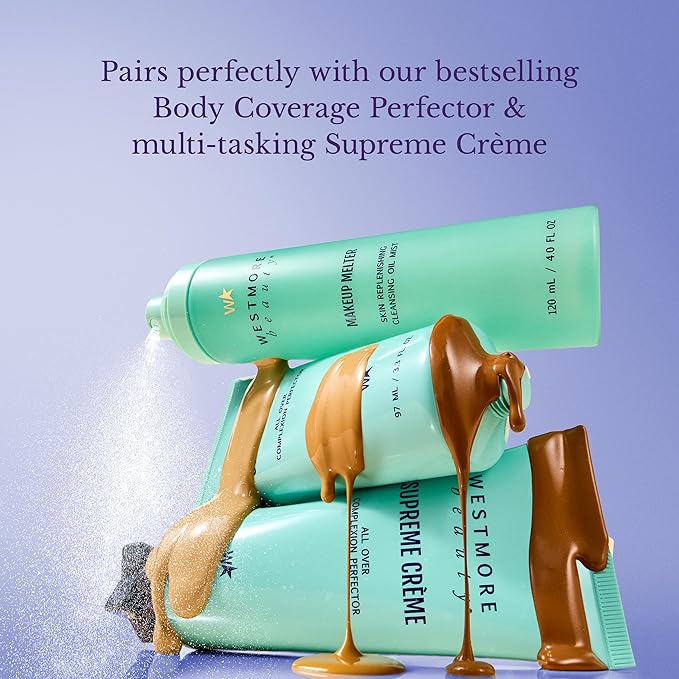 Westmore Beauty Makeup Melter - Makeup Remover Oil Cleanser, Skin Replenishing Cleansing Oil Mist & Face Cleanser 1.7 OZ