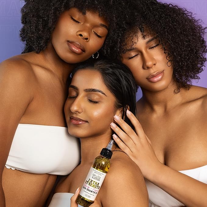 The Mane Attraction Extra Strength Rosemary + Fenugreek Herbal Hair Growth Oil | Infused With Castor Oil for ALL Hair Types