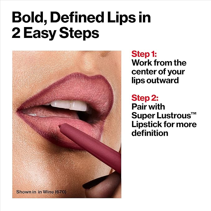 Revlon ColorStay Lipliner with Sharpener, Plums 060, 0.01 Ounce (28 g)